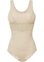 Body shape, silny stopień modelowania sylwetki. Brązowe bielizna modelująca bonprix, bez wzorów. Za 147.99 zł.