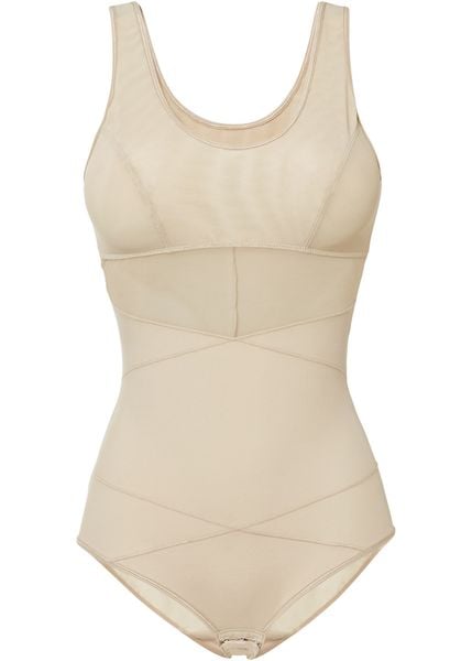 Body shape, silny stopień modelowania sylwetki. Czarne bielizna modelująca bonprix, bez wzorów. Za 149.99 zł.