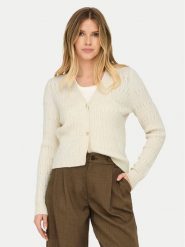 ONLY Kardigan Katia 15310902 Beżowy Regular Fit. Brązowe swetry ONLY, xl, bez wzorów, z syntetyku, bez ramiączek. Za 169.99 zł.