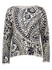 Juvia Bluza w kolorze kremowo-czarnym rozmiar: XS. Brązowe bluzy Juvia, xs, bez wzorów, bez kaptura. Za 169.95 zł.
