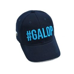 Czapka jeździecka z daszkiem GALOP WEAR #Galop z flagą Polski. Niebieskie czapki z daszkiem GALOP WEAR, bez wzorów, z bawełny, eleganckie. Za 113.05 zł.