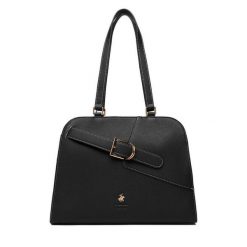 Torebka Beverly Hills Polo Club. Czarne torebki klasyczne Beverly Hills Polo Club, bez wzorów, bez dodatków. Za 219.99 zł.