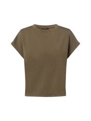 Opus Bluza damska - Ganne Kobiety Sztuczne włókno zielony jednolity, 42. Zielone bluzy Opus, bez wzorów, z bawełny, bez ramiączek, bez kaptura. Za 299.95 zł.