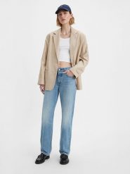 Levi's Dżinsy "501" - Regular fit - w kolorze niebieskim rozmiar: W28/L30. Niebieskie jeansy Levi's, l, z aplikacjami, klasyczne, z podwyższonym stanem. Za 225.05 zł.