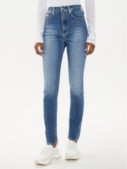 Calvin Klein Jeans Jeansy J20J223640 Niebieski Skinny Fit. Niebieskie jeansy Calvin Klein Jeans, bez wzorów, z bawełny. Za 319.99 zł.
