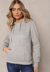 Szara Bluza z Kapturem Corbetes. Szare bluzy Renee, l, bez wzorów, z dresówki, casualowe, bez ramiączek, z kapturem. W wyprzedaży za 39.99 zł.