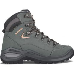 Buty trekkingowe damskie Lowa Renegade Evo Mid Gtx. Szare buty trekkingowe Lowa, bez wzorów, z materiału, za kostkę, bez zapięcia, trekkingowe. Za 1,148.00 zł.