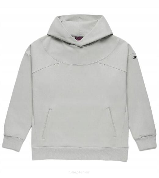 Bluza tenisowa Yonex Hoodie. Szare bluzy z kapturem YONEX, s, bez wzorów, z materiału, bez kaptura, na fitness i siłownię. Za 409.99 zł.