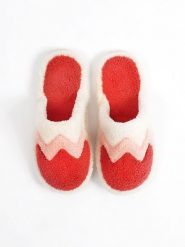 Admas Kapcie w kolorze czerwono-jasnoróżowym rozmiar: 38/39. Czerwone kapcie admas, bez wzorów, z materiału. Za 30.78 zł.