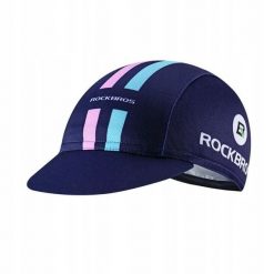 Czapka kolarska z daszkiem pod kask Rockbros MZ10010 - fioletowa. Niebieskie czapki z daszkiem ROCKBROS, bez wzorów, z materiału, sportowe. Za 32.66 zł.