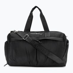 Torba treningowa Cardio Bunny HCB-525 black. Czarne torby sportowe Cardio Bunny, z aplikacjami, na ramię. Za 119.99 zł.