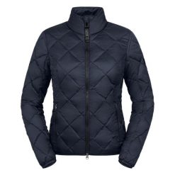Kurtka jeździecka ELT Monza. Niebieskie kurtki ELT, l, bez wzorów, z materiału, eleganckie, bez kaptura. Za 401.20 zł.