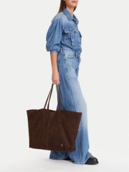 G-Star Torebka EO-LDA845A Brązowy ciemny. Brązowe shopper bag G-Star, bez wzorów, retro, bez dodatków. Za 499.99 zł.