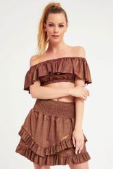Top TWINSET U&B. Topy Twinset U&B, m, bez wzorów, bez kołnierzyka, bez ramiączek. W wyprzedaży za 181.17 zł.