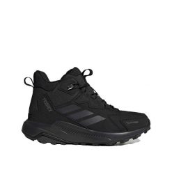 Buty trekkingowe adidas Terrex Anylander Skórzane Wodoodporne. Czarne buty trekkingowe adidas, bez wzorów, z materiału, za kostkę, bez zapięcia, trekkingowe, climaproof (adidas). Za 526.10 zł.
