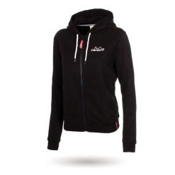 Bluza do chodzenia Damska Campus Sanne. Czarne bluzy Campus, xl, bez wzorów, bez kaptura, trekkingowe. Za 149.00 zł.