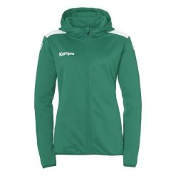 Damska bluza dresowa z kapturem Kempa Emotion 27. Białe bluzy z kapturem Kempa, l, bez wzorów, z dresówki, z kapturem, do piłki ręcznej. Za 234.00 zł.
