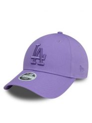 New Era Czapka z daszkiem LA Dodgers League Essential 9FORTY 60595173 Fioletowy. Fioletowe czapki z daszkiem New Era, bez wzorów, z bawełny. Za 79.99 zł.