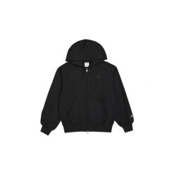 Bluza damska Champion Full Zip Hoodie Sweatshirt 117787. Czarne bluzy Champion, l, bez wzorów, bez ramiączek, bez kaptura. Za 219.00 zł.
