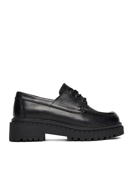 G-Star Raw Półbuty EO-MELEK-25FW28 Czarny. Czarne półbuty wsuwane G-Star Raw, bez wzorów, ze skóry, retro, bez obcasa, na płaskiej podeszwie. Za 259.99 zł.