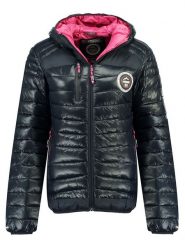 Geographical Norway Kurtka pikowana "Bambway" w kolorze granatowym rozmiar: M. Niebieskie kurtki Geographical Norway, m, bez wzorów, bez kaptura. Za 199.65 zł.