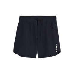 Spodenki boardshort dla Kobiety ROXY WAVE 7" Czarny. Szare szorty Roxy, bez wzorów, z elastanu, sportowe. Za 219.99 zł.