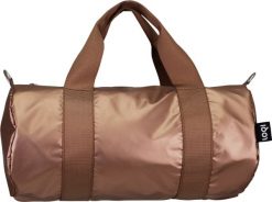 Torba LOQI Weekender Metallic mini różowe złoto. Czerwone torby podróżne LOQI, bez wzorów. Za 138.00 zł.