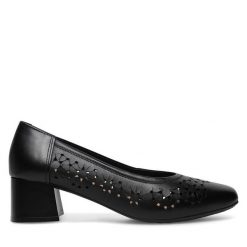 Czółenka Lasocki. Czarne czółenka Lasocki, bez wzorów, bez obcasa, bez zapięcia. Za 137.99 zł.