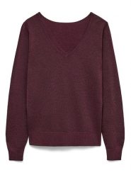Vero Moda Sweter w kolorze ciemnofioletowym rozmiar: XL. Różowe swetry Vero Moda, s, bez wzorów, z wiskozy, klasyczne, bez ramiączek. Za 86.99 zł.