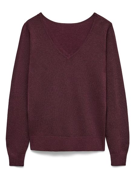 Vero Moda Sweter w kolorze ciemnofioletowym rozmiar: S. Różowe swetry Vero Moda, s, bez wzorów, z wiskozy, klasyczne, bez ramiączek. Za 86.99 zł.