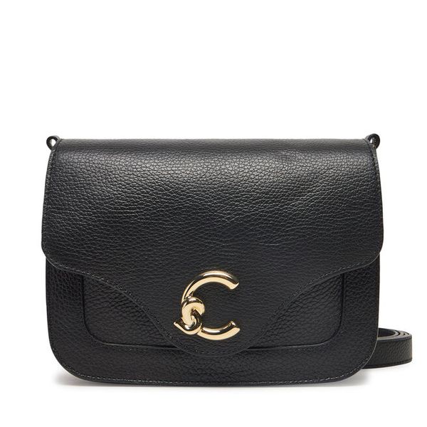 Torebka Coccinelle. Czarne listonoszki Coccinelle, bez wzorów, bez dodatków. Za 1,479.00 zł.