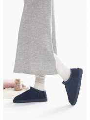 Gooce Skórzane botki zimowe "Jackie" w kolorze granatowym rozmiar: 39. Niebieskie botki Gooce, bez wzorów, ze skóry, bez obcasa, bez zapięcia. Za 173.99 zł.