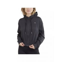 Damska bluza z kapturem Fundango Draug Crop. Czerwone bluzy FUNDANGO, s, bez wzorów, z tkaniny, sportowe, bez ramiączek, z kapturem. Za 339.90 zł.