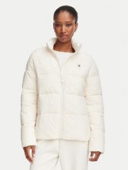 Guess Kurtka zimowa V4YL03 WFUD0 Kremowy Regular Fit. Białe kurtki Guess, na zimę, m, z aplikacjami, z syntetyku, bez kaptura. Za 614.99 zł.