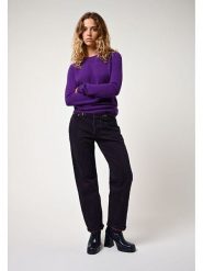 AUTHENTIC CASHMERE Kaszmirowy sweter "Galise" w kolorze fioletowym rozmiar: XXL. Różowe swetry AUTHENTIC CASHMERE, xxl, bez wzorów, z kaszmiru, bez ramiączek. Za 319.88 zł.