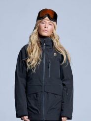 Kurtka narciarska - Damska - Hardshell - Freeride 3L - Czarna. Czarne kurtki narciarskie POEDERBAAS, na zimę, l, bez wzorów, z hardshellu, z kapturem, narciarskie. Za 1,371.22 zł.