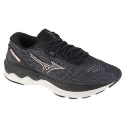 Buty do biegania damskie, Mizuno Wave Skyrise 3. Czarne buty do biegania Mizuno, bez wzorów, z gumy, bez zapięcia, do biegania, mizuno wave. Za 449.00 zł.