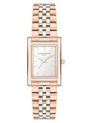 Liebeskind Zegarek kwarcowy w kolorze różowozłotym rozmiar: onesize. Czerwone, analogowe zegarki Liebeskind, ze stali. Za 382.99 zł.