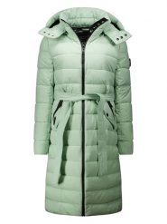 Canadian Peak Płaszcz zimowy "Cabimeak" w kolorze miętowym rozmiar: L. Zielone płaszcze Canadian Peak, na zimę, l, bez wzorów, z puchu, bez kaptura. Za 260.99 zł.