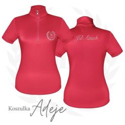Bluzka do jazdy konnej damska JD ATTACK Adeje. Brązowe bluzki JD ATTACK, m, bez wzorów, sportowe, bez kołnierzyka, bez ramiączek. Za 99.00 zł.