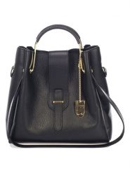 Lucca Baldi Skórzana torebka "Vinci" w kolorze czarnym - 33 x 28 x 13 cm rozmiar: onesize. Czarne torebki klasyczne Lucca Baldi, bez wzorów, z materiału, przez ramię, bez dodatków. Za 351.38 zł.