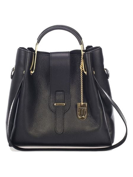 Lucca Baldi Skórzana torebka "Vinci" w kolorze czarnym - 33 x 28 x 13 cm rozmiar: onesize. Czarne torebki klasyczne Lucca Baldi, bez wzorów, z materiału, przez ramię, bez dodatków. Za 351.38 zł.