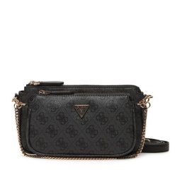 Torebka Guess. Szare listonoszki Guess, z aplikacjami, bez dodatków. Za 549.99 zł.