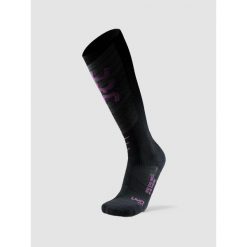 Ski Evo Race One Socks. Czarne skarpetki sportowe Uyn, bez wzorów, narciarskie. Za 127.25 zł.