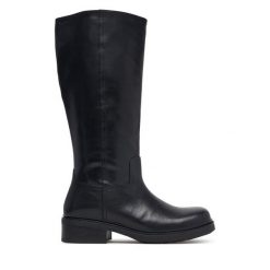 Kozaki Vagabond Shoemakers. Czarne kozaki Vagabond Shoemakers, bez wzorów, bez obcasa, na płaskiej podeszwie, bez zapięcia. Za 1,169.00 zł.