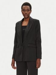 Morgan Marynarka 251-VTEO.F M Czarny Slim Fit. Czarne marynarki i żakiety Morgan, m, bez wzorów, z syntetyku, bez ramiączek. Za 299.99 zł.