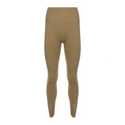 Legginsy treningowe damskie Gymshark Energy Seamless. Brązowe bielizna termoaktywna damska Gymshark, bez wzorów. Za 129.99 zł.
