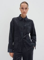 Someday Koszula w kolorze czarnym rozmiar: 40. Czarne koszule someday., bez wzorów, bez kołnierzyka, bez ramiączek. Za 165.99 zł.