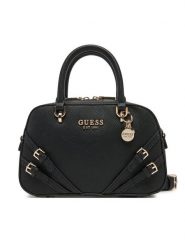 Guess Torebka HWZG96 36050 Czarny. Czarne torebki klasyczne Guess, z aplikacjami, ze skóry, bez dodatków. Za 329.99 zł.