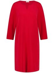 Gerry Weber Sukienka w kolorze czerwonym rozmiar: 46. Czerwone sukienki Gerry Weber, na co dzień, bez wzorów, bez kołnierzyka, bez ramiączek, midi, proste. Za 166.10 zł.